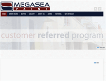 Tablet Screenshot of megaseapaint.com
